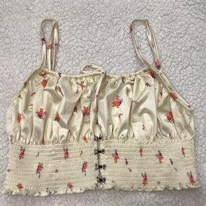 Pacsun clasp up silk tank top